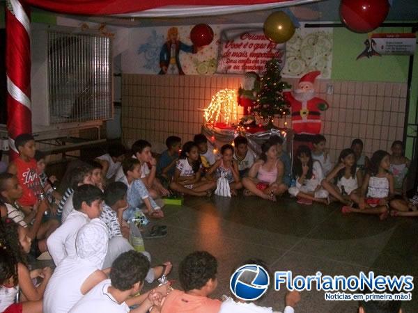 Escola Pequeno Pr&iacute;ncipe encerrou ano letivo com III Noite do Pijama.(Imagem:FlorianoNews)