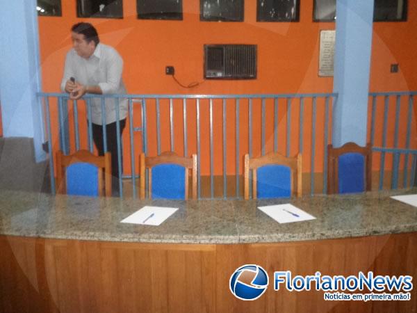 A oposi&ccedil;&atilde;o n&atilde;o compareceu &agrave; Sess&atilde;o.(Imagem:FlorianoNews)