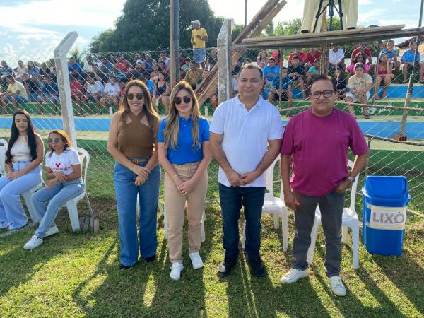 Secretaria dos Esportes entrega reforma do Estádio Rufinão em Palmeirais(Imagem:Divulgação)