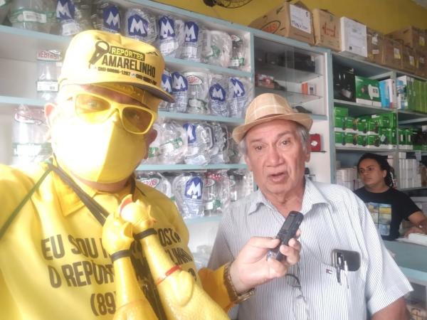 Conegundes Gon&ccedil;alves de Oliveira, presidente do Sindicato do Com&eacute;rcio Varejista de Floriano e Regi&atilde;o (SICOMFLOR).(Imagem:FlorianoNews)