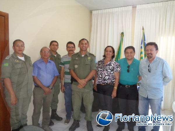 Entidades de classe se re&uacute;nem com a PM para debater seguran&ccedil;a p&uacute;blica em Floriano.(Imagem:FlorianoNews)