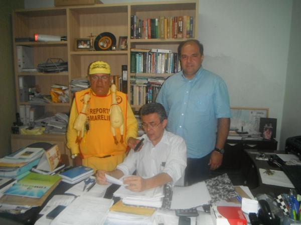 ?Material &eacute; pouco para que possamos come&ccedil;ar os trabalhos?, diz C&eacute;zar Pedrosa (Imagem:FlorianoNews)