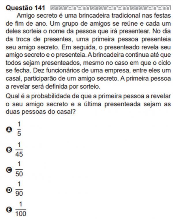 Inep anula duas questões do Enem 2020(Imagem:Reprodução)