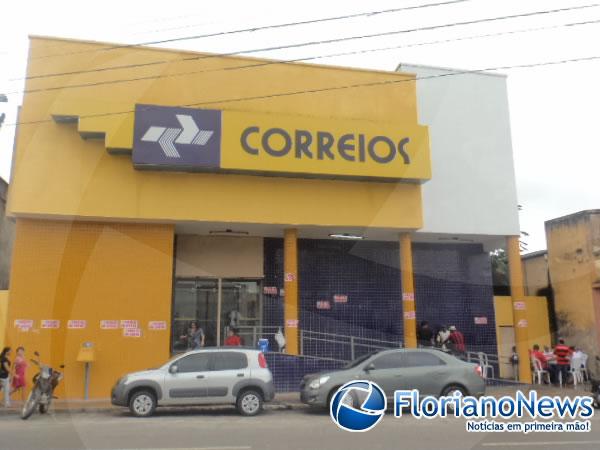Ag&ecirc;ncia dos Correios de Floriano(Imagem:FlorianoNews)