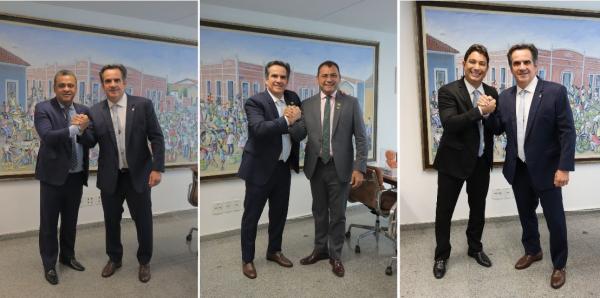Ciro recebe prefeitos e lideranças e atende pedidos, enviando recursos e obras para os municípios(Imagem:Ascom)