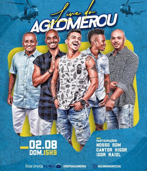Grupo Aglomerou anuncia data de nova live após tiroteio
