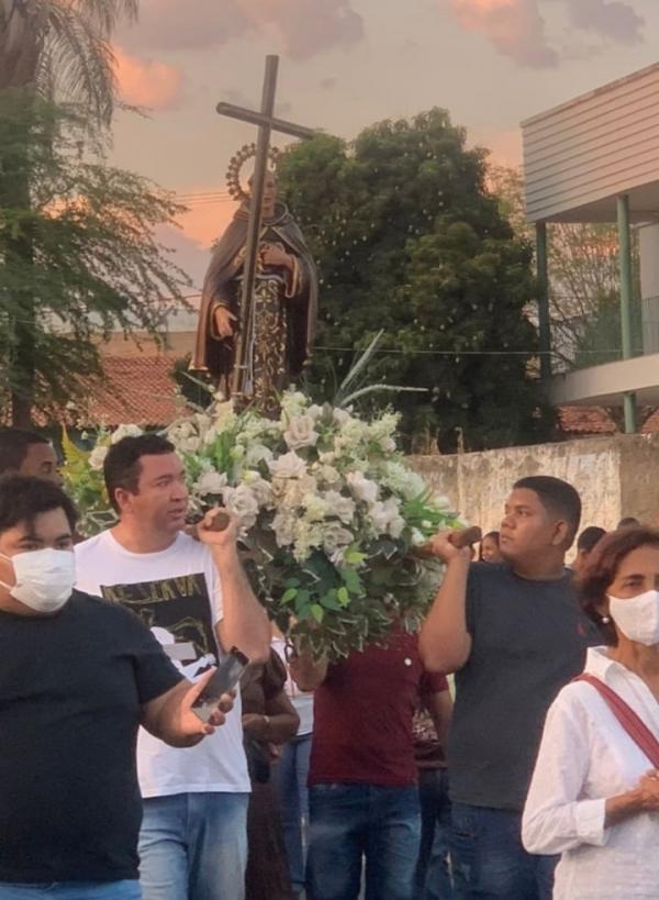 Iniciado o festejo em homenagem ao padroeiro de Floriano, S&atilde;o Pedro de Alc&acirc;ntara(Imagem:Reprodu&ccedil;&atilde;o)