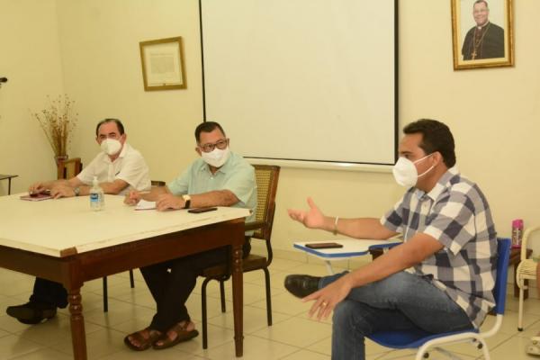 Covid-19: Governo de Floriano se re&uacute;ne com l&iacute;deres religiosos(Imagem:SECOM)