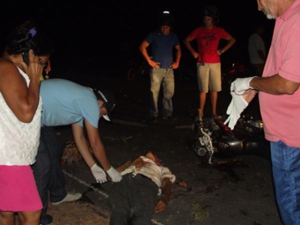 Carroceiro de 79 anos morre após colisão com moto em Guadalupe