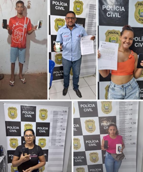 Pol&iacute;cia Civil restitui motocicletas e celulares em Canto do Buriti.(Imagem:Divulga&ccedil;&atilde;o)