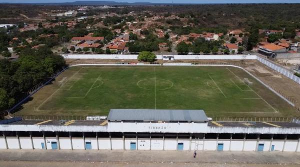 Est&aacute;dio Tib&eacute;rio Nunes, em Floriano.(Imagem:Fernando Cardoso/Rede Clube)