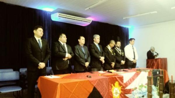 Sess&atilde;o solene homenageia Ordem DeMolay em Floriano.(Imagem:FlorianoNews)