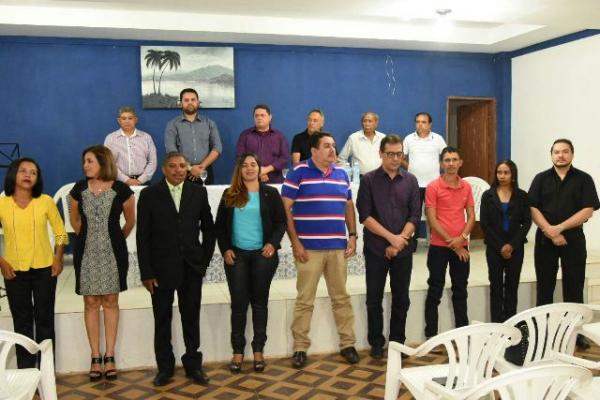 Empossada Diretoria provis&oacute;ria da Associa&ccedil;&atilde;o Florianense de Imprensa. (Imagem:FlorianoNews)