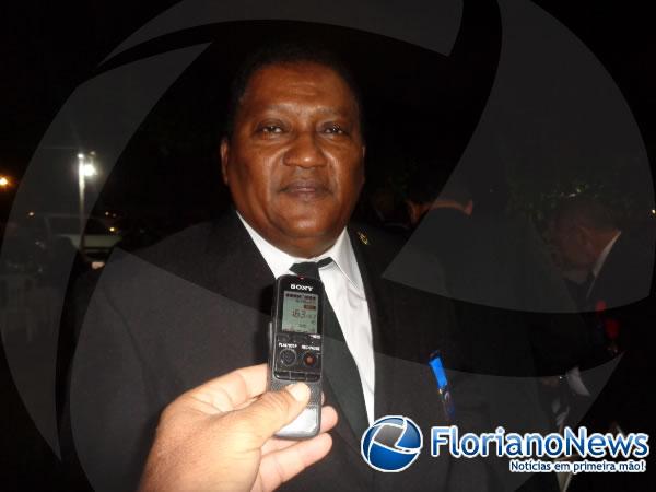 Loja Ma&ccedil;&ocirc;nica Centro Luiz Ferreira realiza posso do novo vener&aacute;vel. (Imagem:FlorianoNews)