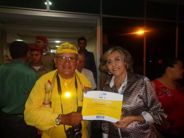 Parceiros receberam certificado por participação no Ação Global de Floriano.(Imagem:FlorianoNews)