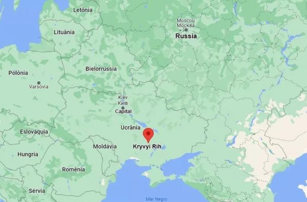  Atleta piauiense est&aacute; na cidade de Kryvyi Rih, localizada no sudeste da Ucr&acirc;nia.(Imagem: Reprodu&ccedil;&atilde;o)