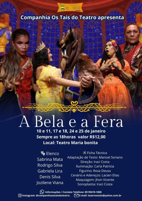 As férias escolares estão chegando ao fim, mas ainda há programação especial para a criançada e para toda a família em Floriano. A Companhia Os Tais do Teatro promove um grandioso(Imagem:Reprodução)