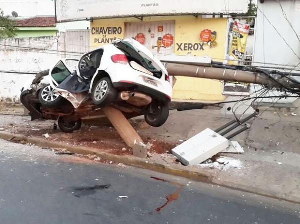 Acidente matou motorista de 32 anos na Avenida Historiador Rubens de Mendon&ccedil;a, em Cuiab&aacute;.(Imagem:Delegacia Especializada em Delitos de Tr&acirc;nsito de )