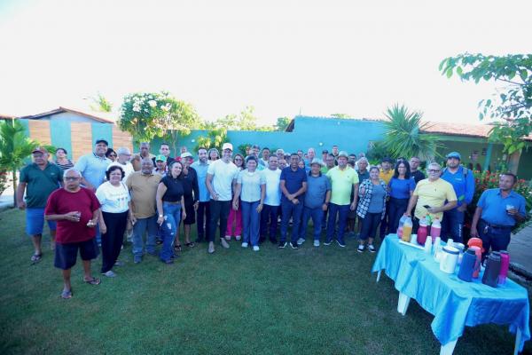 Joel Rodrigues cumpre maratona por diversas cidades em poucos dias e ouve a população(Imagem:Ascom)