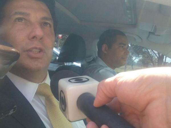 Deputado Arthur Maia foi um dos que se encontraram com Temer na manh&atilde; do domingo.(Imagem:Beatriz Pataro/G1)
