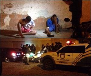 Bandidos são presos por fazerem arrastão depois de jogo