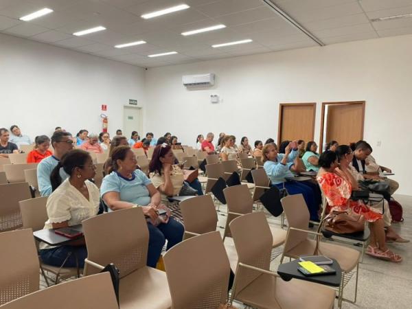  Secretaria de Meio Ambiente de Floriano promove capacita&ccedil;&atilde;o sobre Coleta Seletiva.(Imagem:Secom)