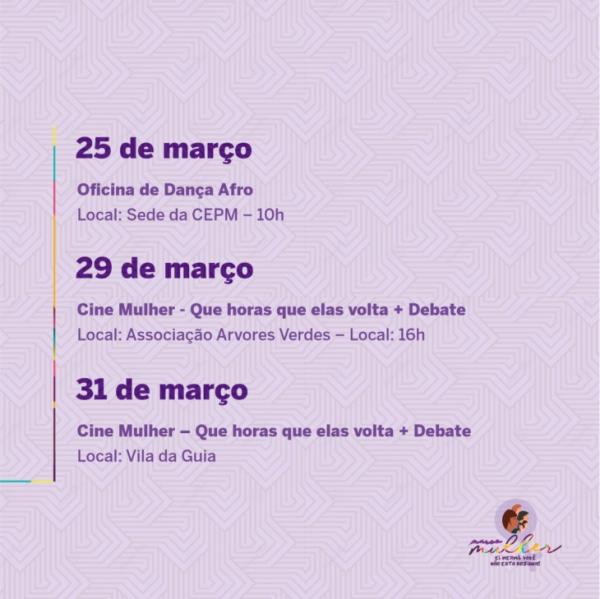 Coordenadoria da Mulher realiza o Mar&ccedil;o Mulher? Ei merm&atilde;, voc&ecirc; n&atilde;o est&aacute; sozinha!(Imagem:Divulga&ccedil;&atilde;o)