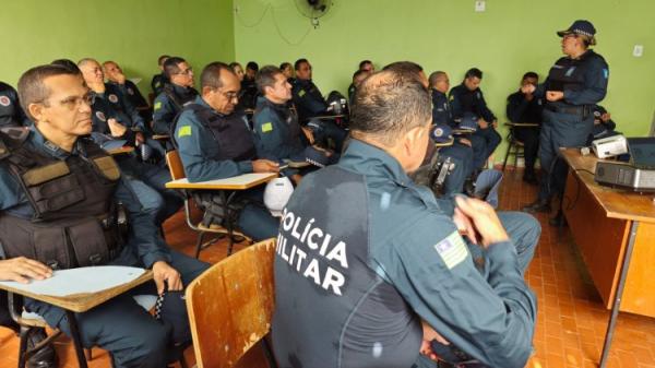 Prefeitura de Floriano apresenta serviços do Saúde Digital a policiais do 3º BPM(Imagem:Secom)