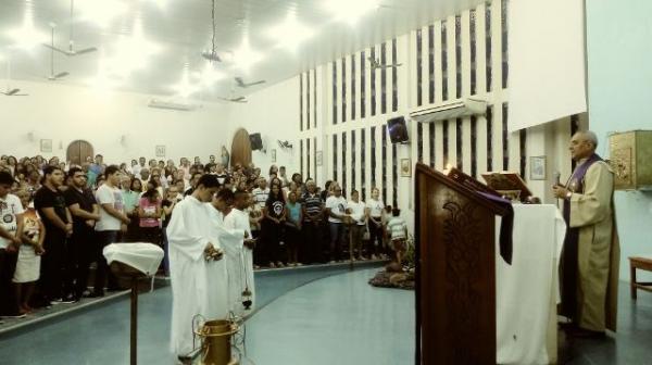 Missas da Quarta-feira de Cinzas na Par&oacute;quia Nossa Senhora das Gra&ccedil;as(Imagem:FlorianoNews)