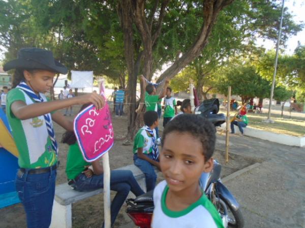 Dia do Escoteiro &eacute; comemorado com atividades ao ar livre em Floriano.(Imagem:FlorianoNews)