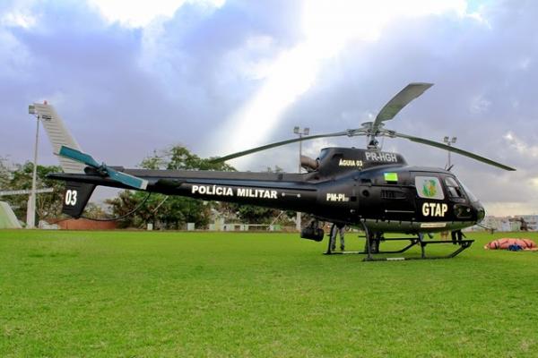 Único helicóptero da PM-PI é retirado após governo propor corte de gastos