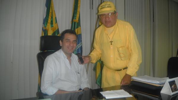 Prefeito Gilberto J&uacute;nior visitou a capital em busca de recursos para Floriano.(Imagem:FlorianoNews)