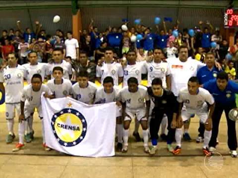 Equipes se enfrentam no campeonato Piauiense de Futsal