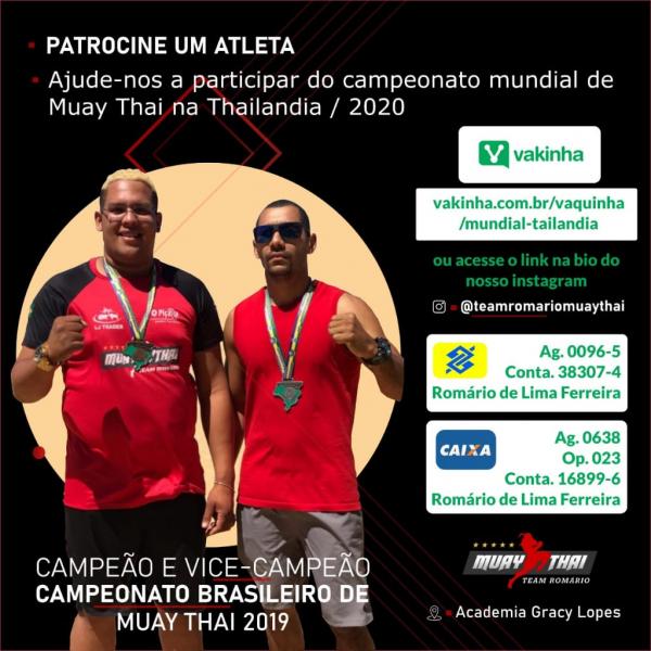 Patrocine um atleta de Muay Thai(Imagem:Reprodu&ccedil;&atilde;o)