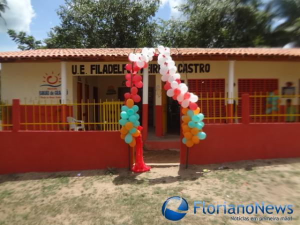 Inaugura&ccedil;&atilde;o de escola na localidade S&atilde;o Vicente. (Imagem:FN)