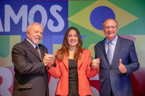  Lula, Rejane Dias e Geraldo Alckmin. (Imagem:Reprodu&ccedil;&atilde;o/Ricardo Stuckert)