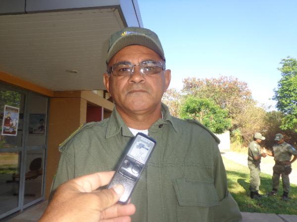 Ten-Cel. Lisandro Hon&oacute;rio, Comandante do 3&ordm; BPM.(Imagem:FlorianoNews)