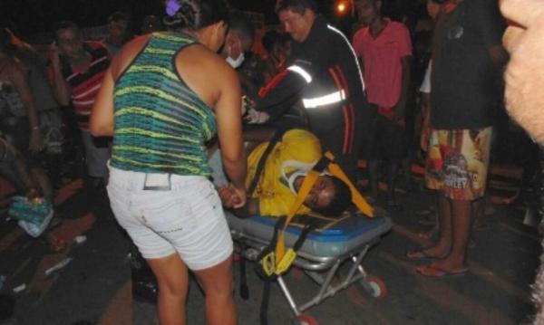V&iacute;tima do acidente (Imagem: Piauinoticias)