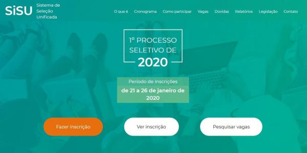 Piauí oferece quase 9,5 mil vagas pelo Sisu em instituições públicas; inscrições começam hoje (21)(Imagem:Reprodução/Sisu)
