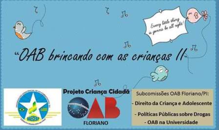 OAB de Floriano promove campanha para o Dia das Crianças