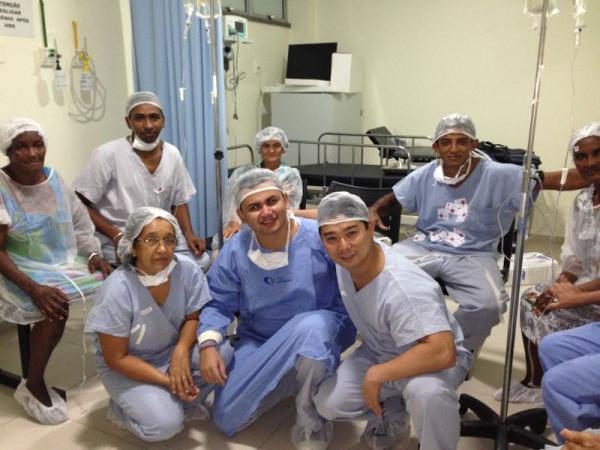 Dr. Luiz Heront realizou cirurgias no mutirão de catarata do SUS.(Imagem: Luiz Heron)