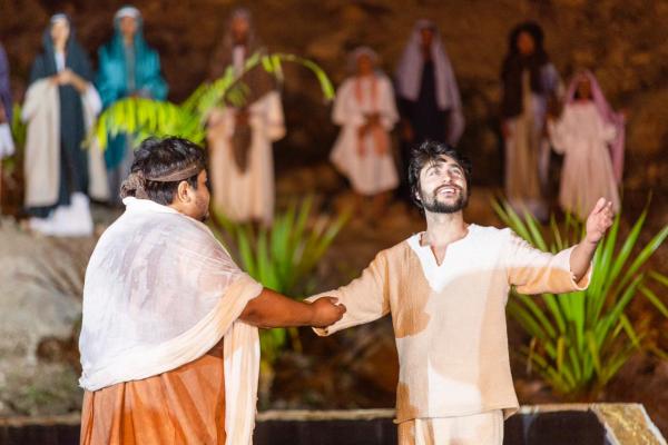 P&uacute;blico se emociona com encena&ccedil;&atilde;o da Paix&atilde;o de Cristo em Floriano(Imagem:Reprodu&ccedil;&atilde;o)