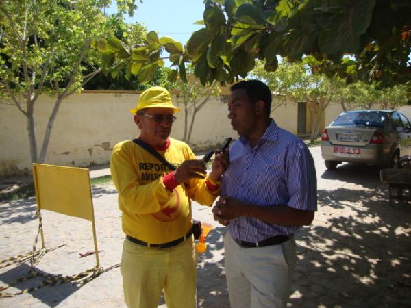 Entrevistando o Prefeito(Imagem:reda&ccedil;&atilde;o)