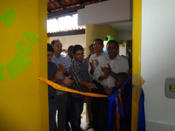 Inaugura&ccedil;&atilde;o de amplia&ccedil;&atilde;o da Escola Municipal Binu Le&atilde;o. (Imagem:FlorianoNews)