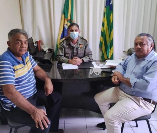 Tenente-coronel Inaldo Barros e Carlos Antonio(Imagem:Reprodu&ccedil;&atilde;o)