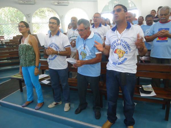 Terço dos homens realizou 4° encontro da aliança.(Imagem:FlorianoNews)