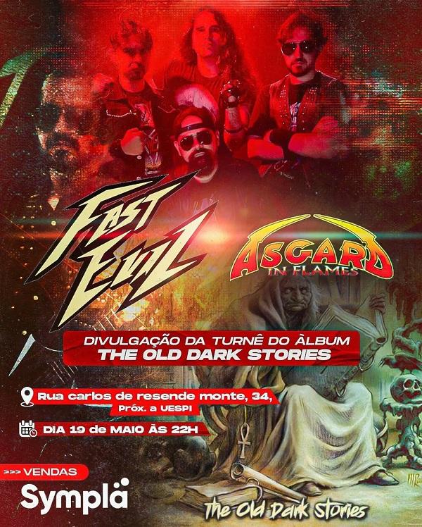  Turn&ecirc; da banda de heavy metal Fast Evil.(Imagem: Divulga&ccedil;&atilde;o )