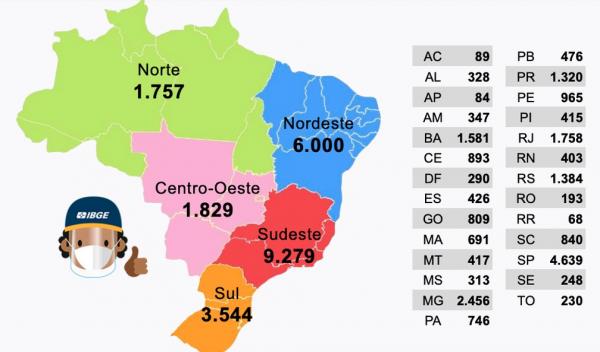 Vagas para agente censit&aacute;rio(Imagem: Reprodu&ccedil;&atilde;o/IBGE)