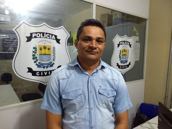 Presidente da C&acirc;mara Municipal de Bocaina, vereador Vando Sampaio, fez BO.(Imagem:Ant&ocirc;nio Rocha/TV Clube)