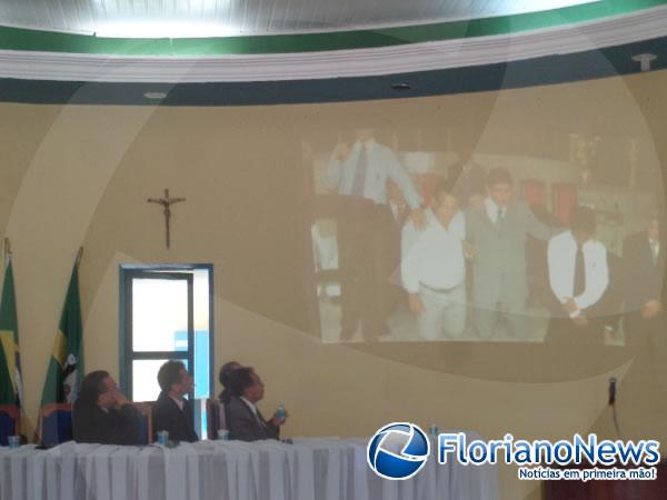 Vereador Carlos Antônio toma posse como presidente da Câmara de Floriano.(Imagem:FlorianoNews)